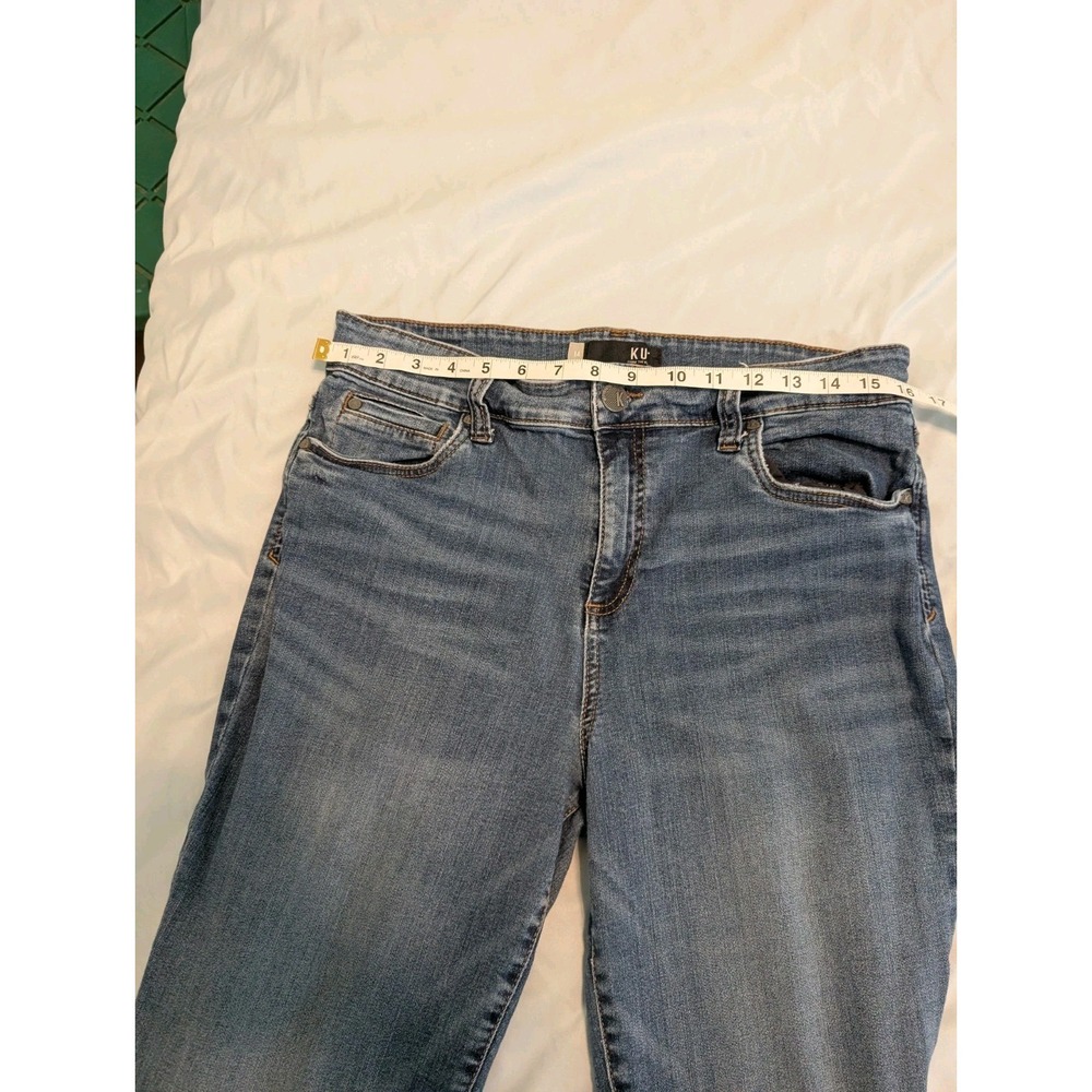 KUT from the Kloth Straight Leg Women's Size 14 Denim Blue Jeans - Picture 5 of 9